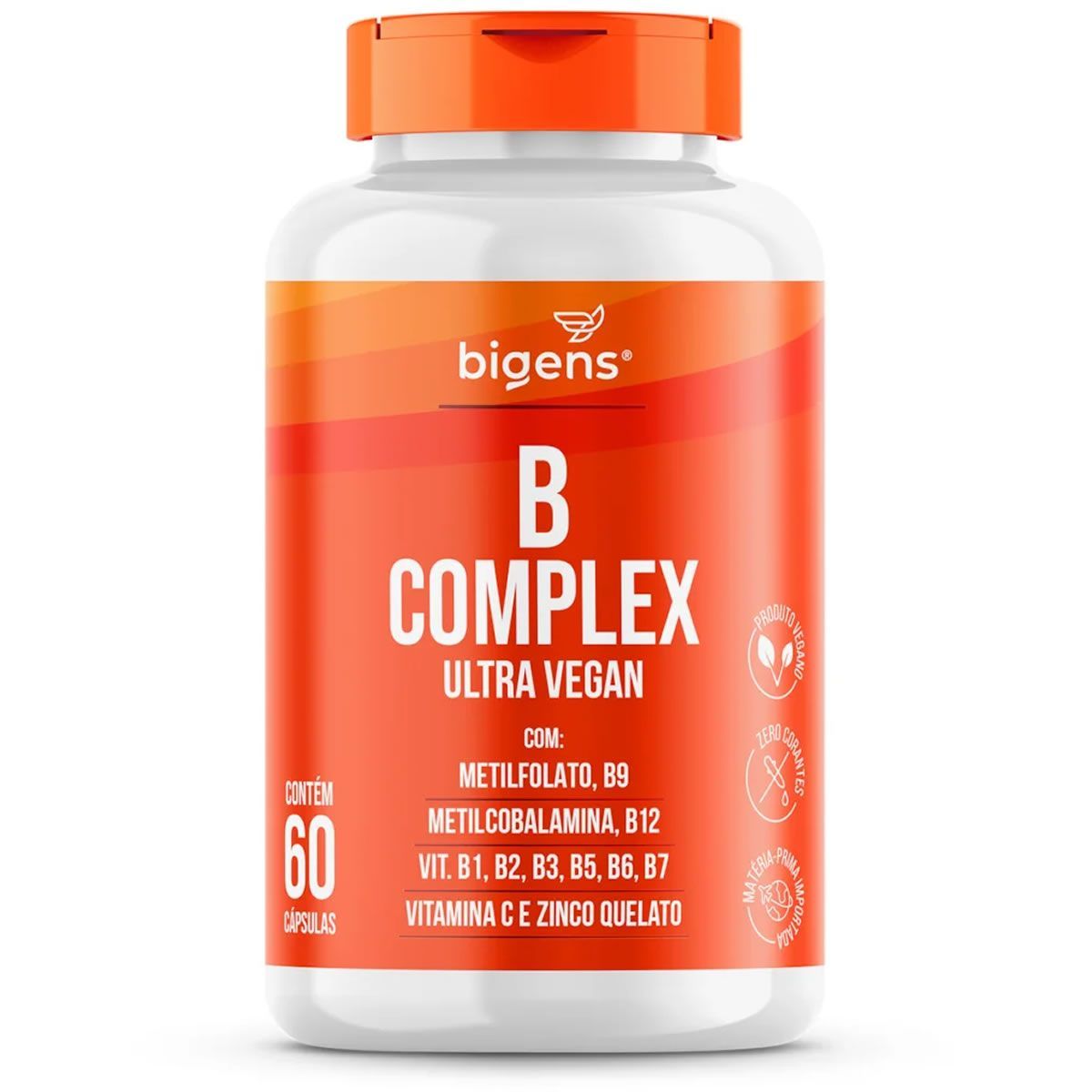 Vitamina B Complex Inositol e Colina - 60 C�psulas - Bigens