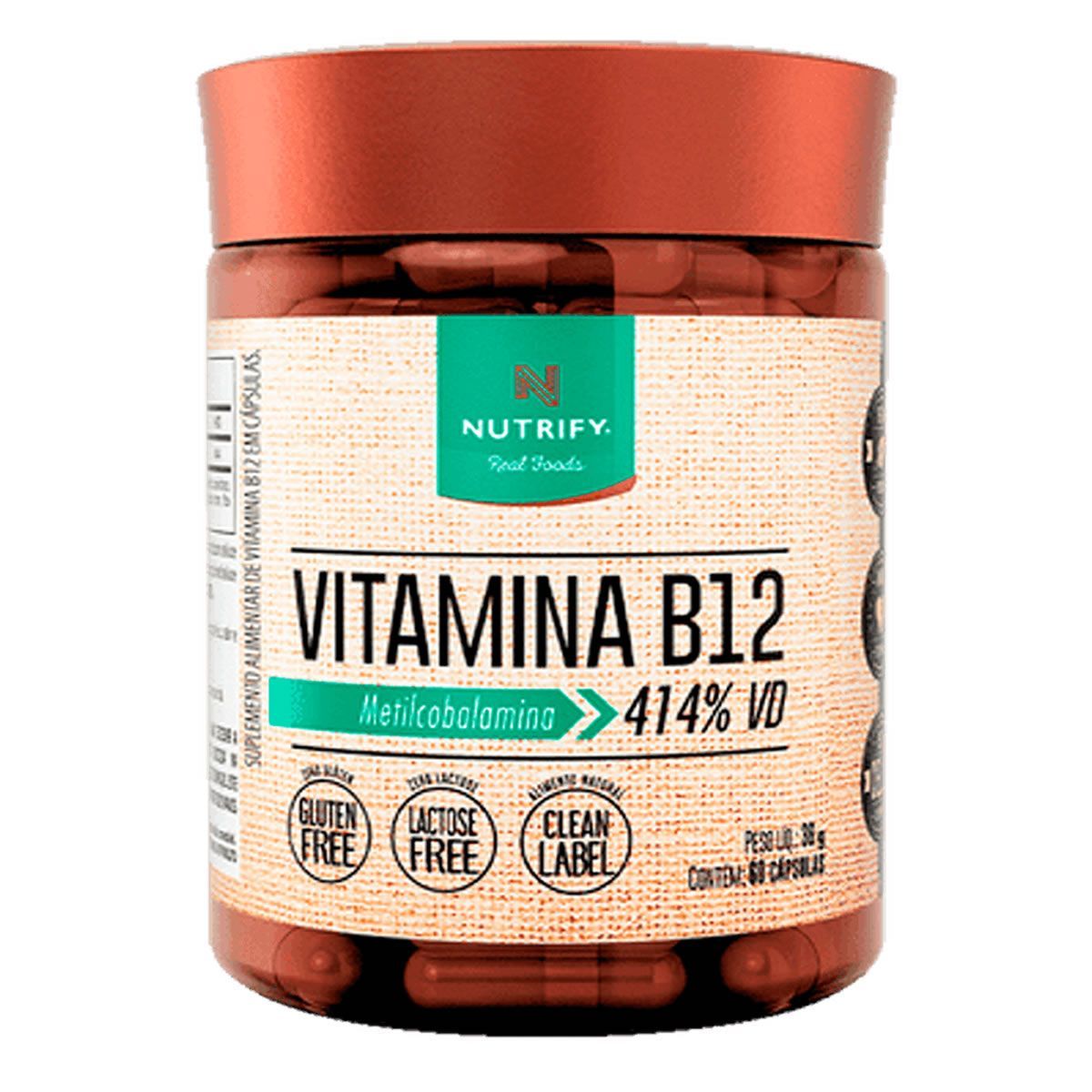Vitamina B12 - 120 C�psulas - Nutrify