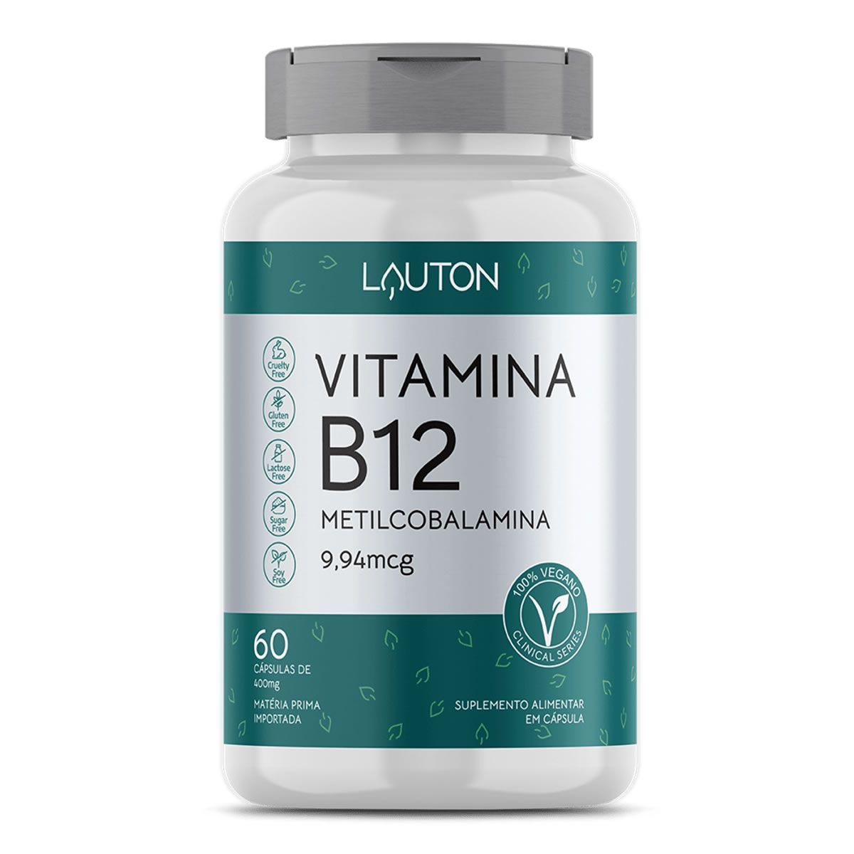 Vitamina B12 Metilcobalamina - 60 C�psulas - Lauton Nutrition