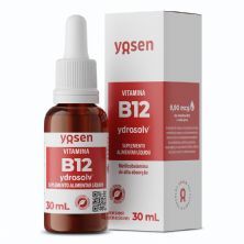 Vitamina B12 Ydrosolv - 30ml Gotas Sem Sabor - Yosen