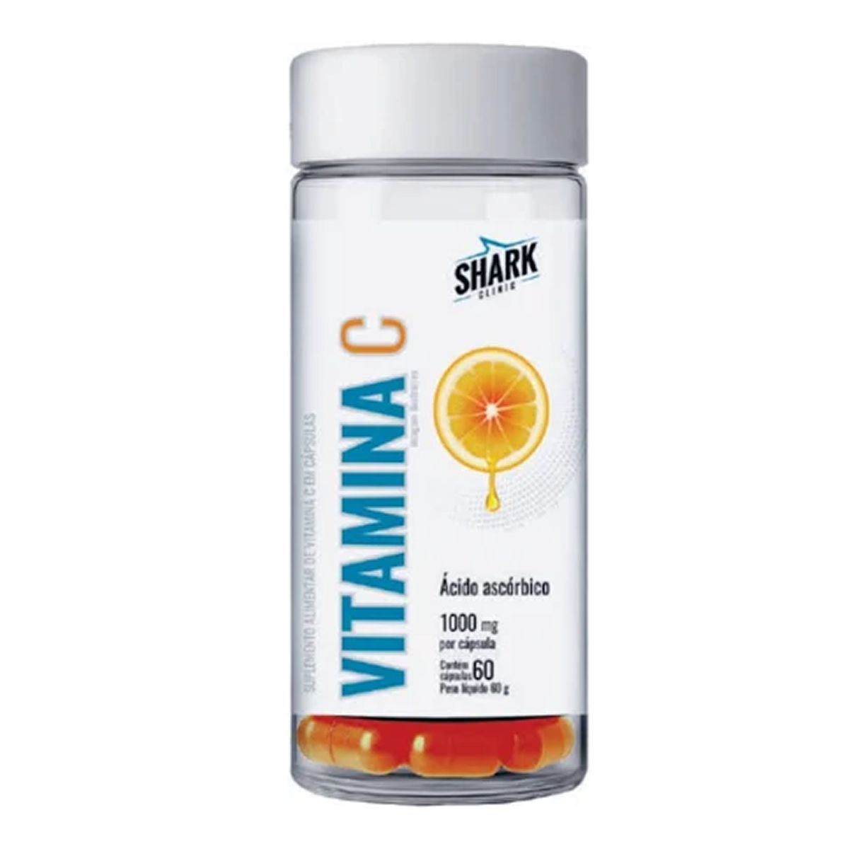 Vitamina C 1000mg - 60 C�psulas - Shark Pro
