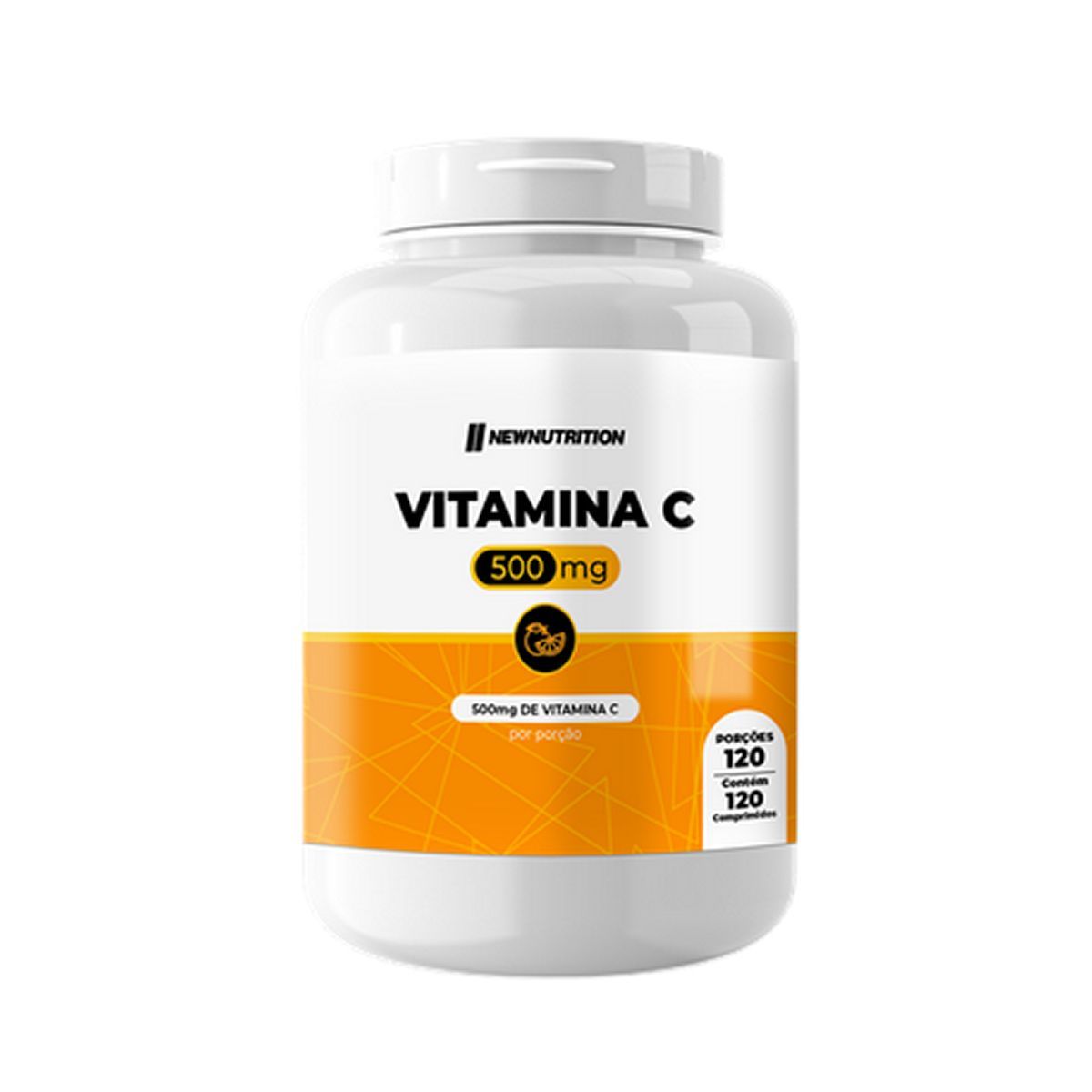 Vitamina C 500mg - 120 Comprimido - NewNutrition