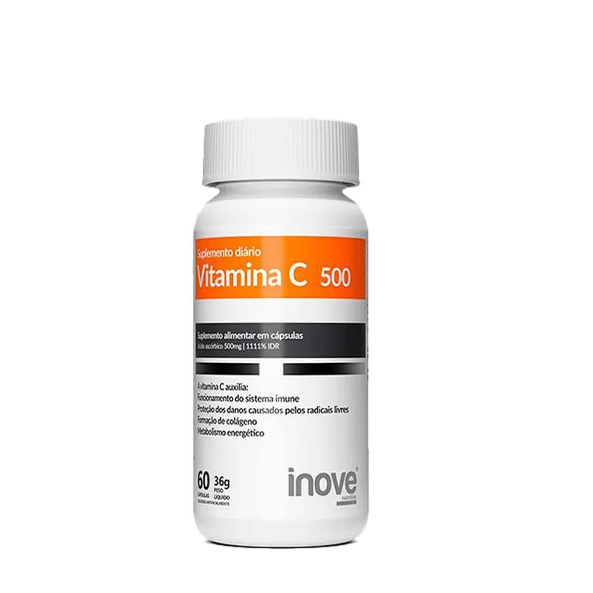 Vitamina C 500mg - 60 c�psulas - Inove Nutrition*** Data Venc. 30/08/2021