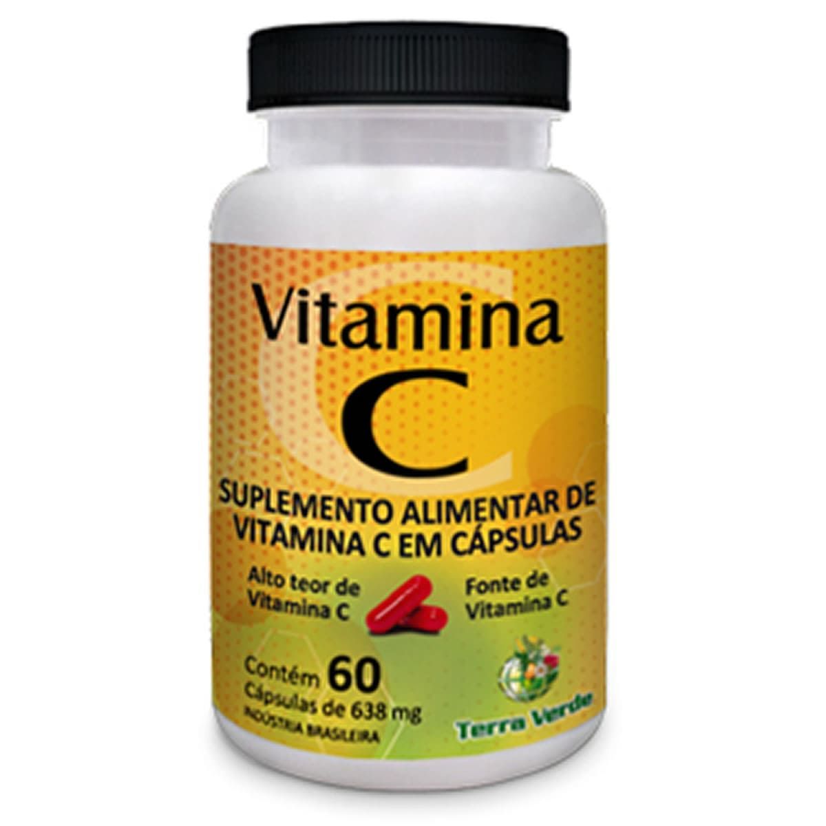 Vitamina C - 60 C�psulas - Terra Verde*** Data Venc. 30/07/2025