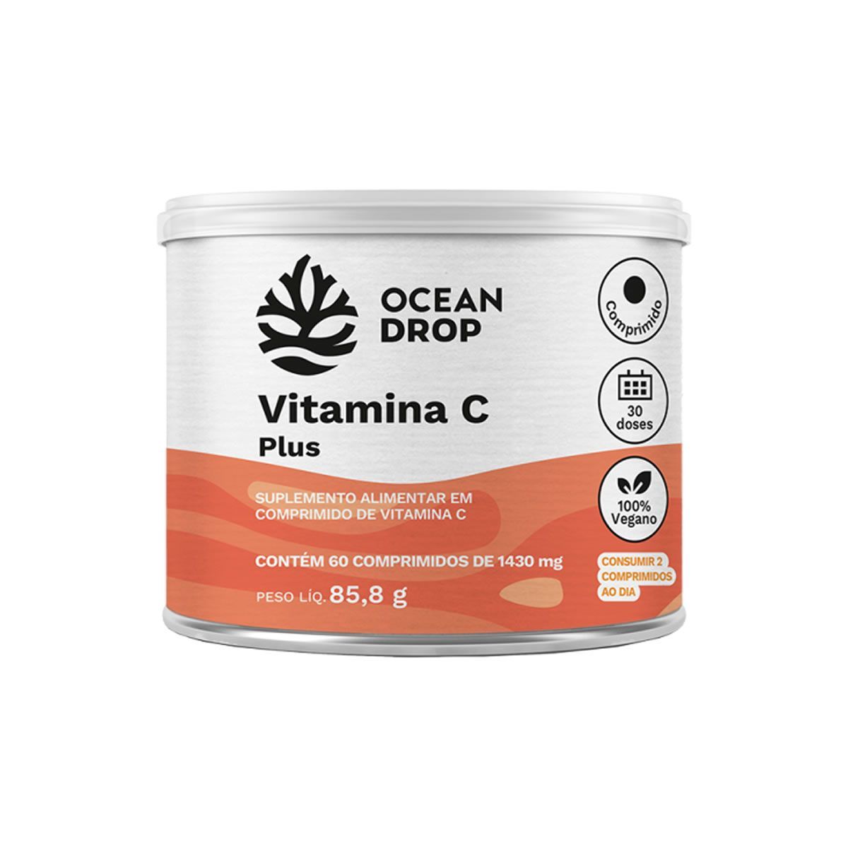 Vitamina C Plus - 60 Tablets - Ocean Drop