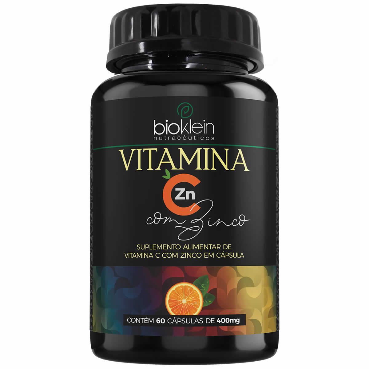 Vitamina C + Zinco - 60 C�psulas - Bioklein*** Data Venc. 30/05/2023