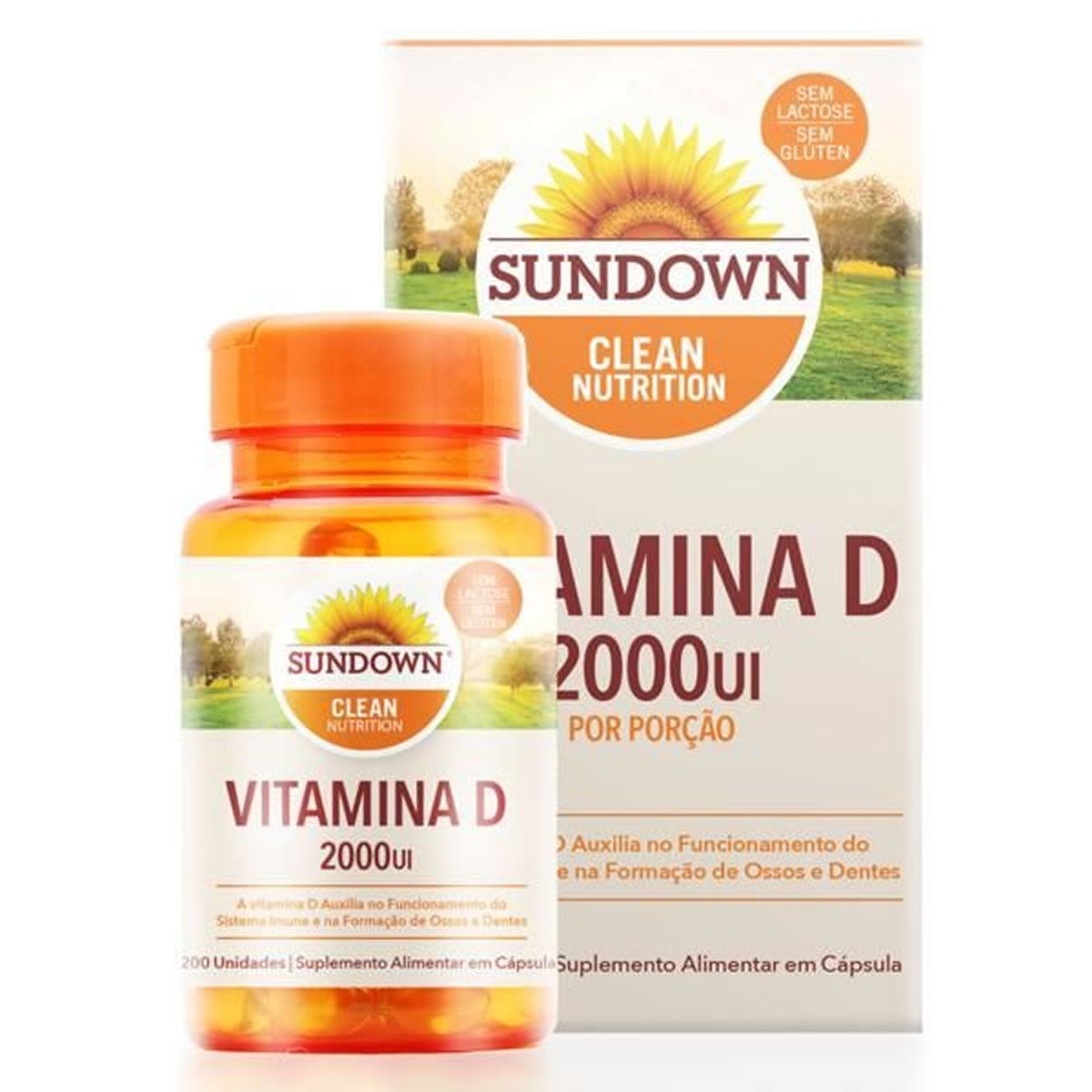 Vitamina D 2000UI - 200 C�spulas Softgel - Sundown