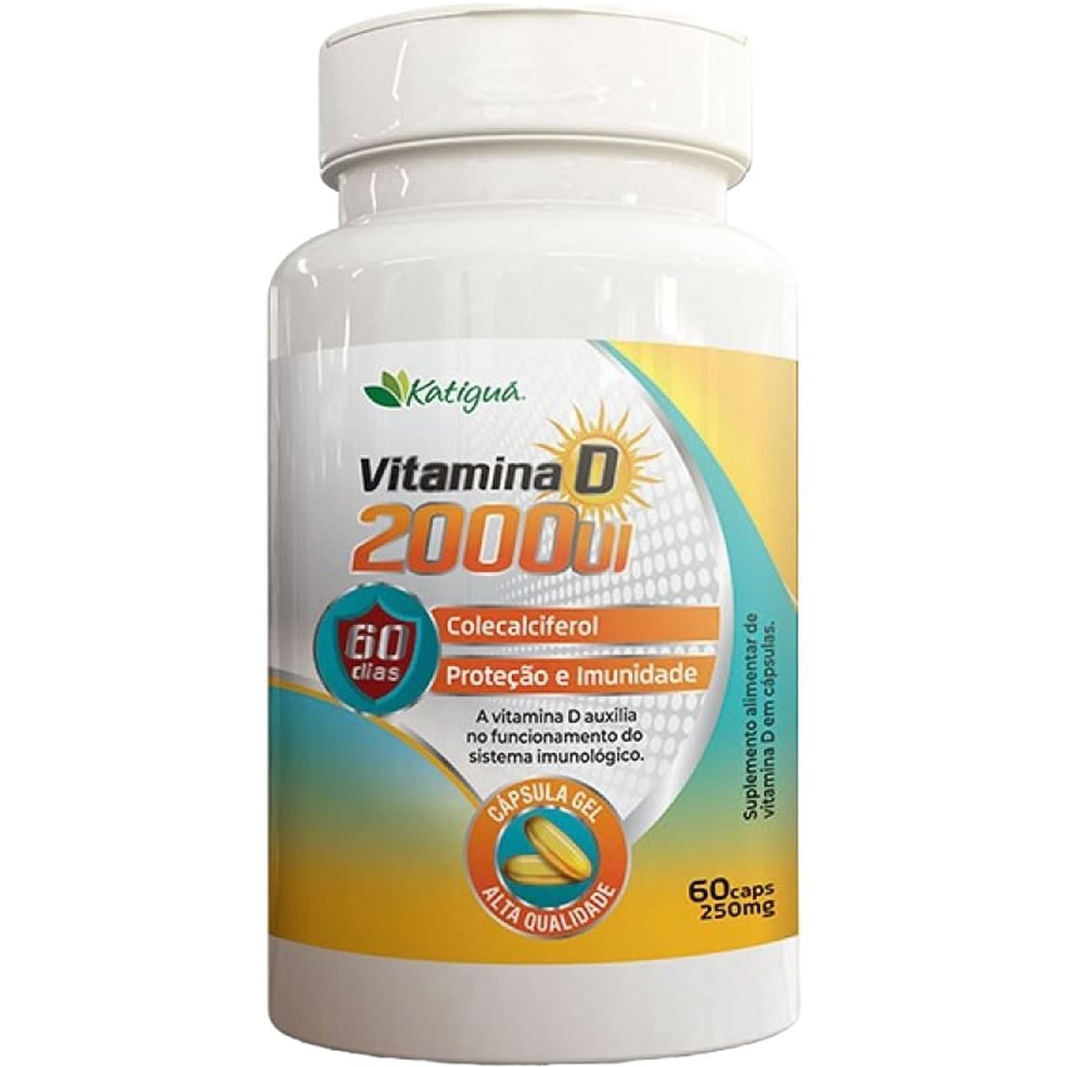 Vitamina D 2000UI - 60 C�psulas - Katigu�