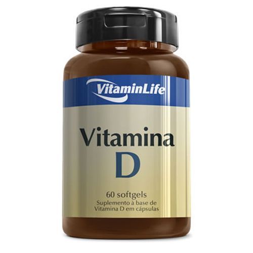 Vitamina D em C�psulas - 60 C�psulas - VitaminLife