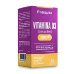 Vitamina D3 - 30 Capsulas - Sanavita*** Data Venc. 31/01/2026