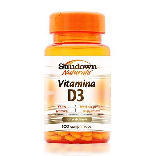 Vitamina D3 - 100 Comprimidos - Sundown