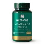 Vitamina D3 2.000UI - 60 C�psulas - Nutrafor*** Data Venc. 30/08/2022
