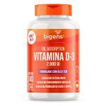 Vitamina D3 2000 ui Com Tcm - 120 C�psulas - Bigens