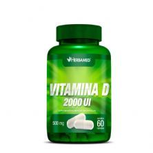Vitamina D 2000UI - 60 C�psulas - Herbamed*** Data Venc. 28/02/2024