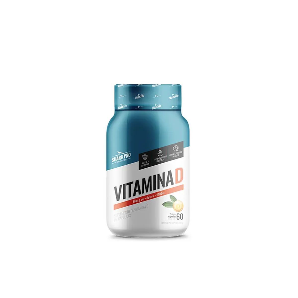 Vitamina d3 - 60 Capsulas - Shark Pro