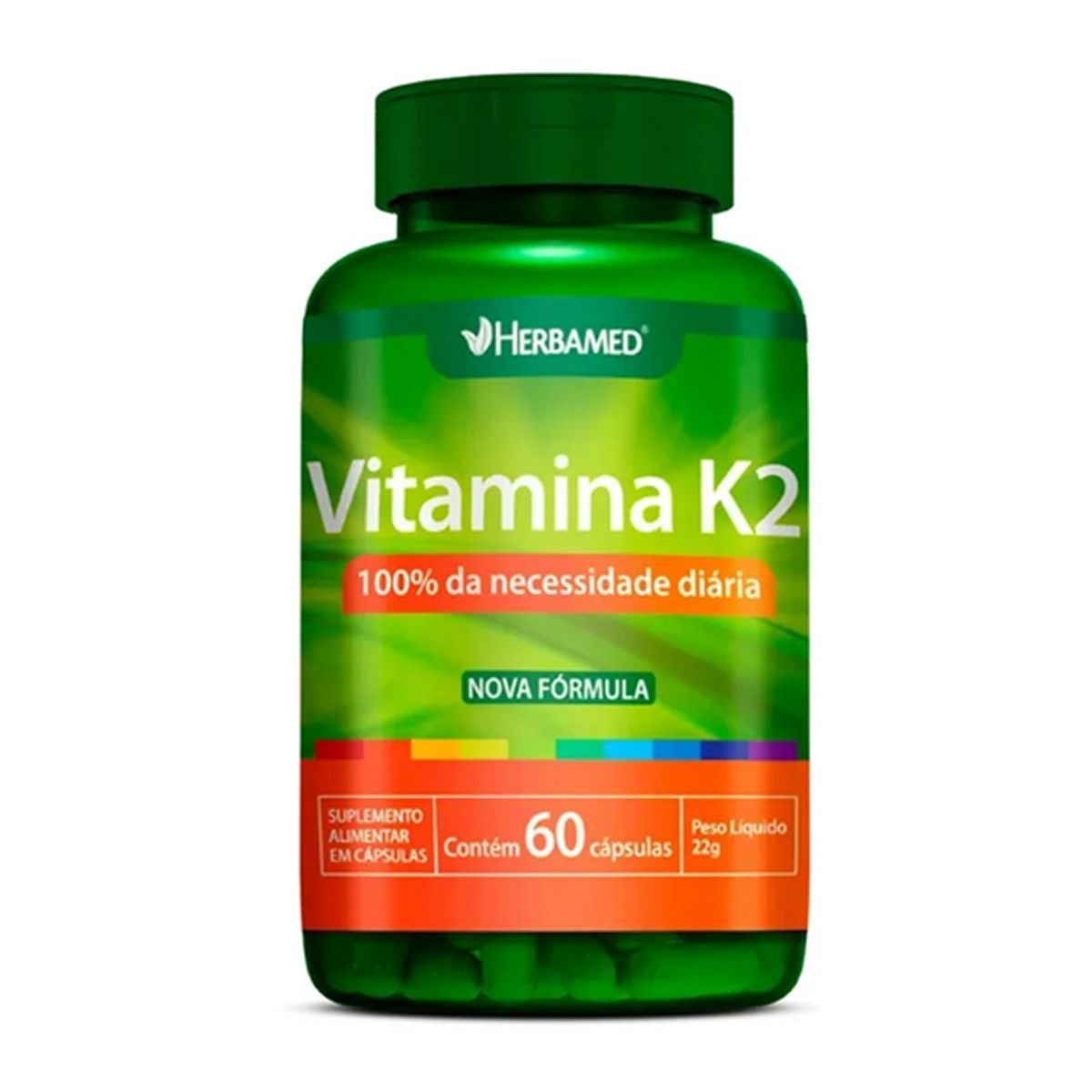 Vitamina K2 - 60 C�psulas - Herbamed