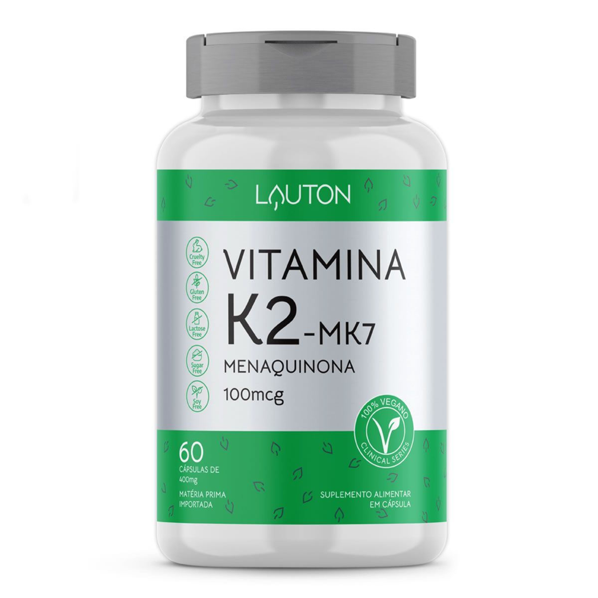 Vitamina K2 - 60 C�psulas - Lauton Nutrition