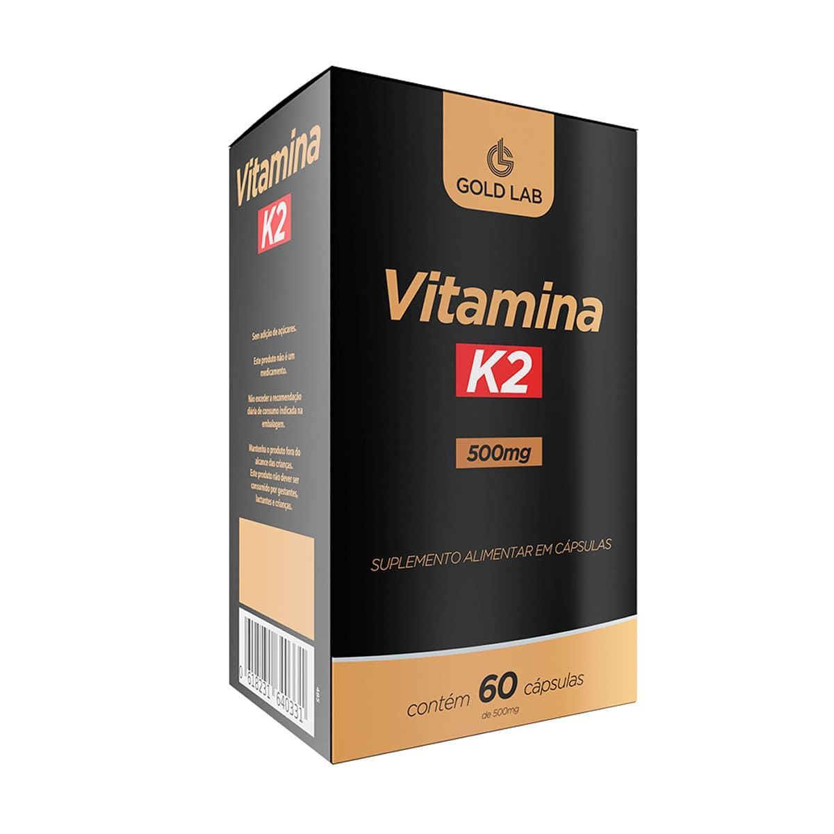 Vitamina K2 - 60 C�spulas - Gold Lab