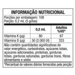 Vitamina K2 + D3 Gotas - 20ml Lim�o - Equaliv
