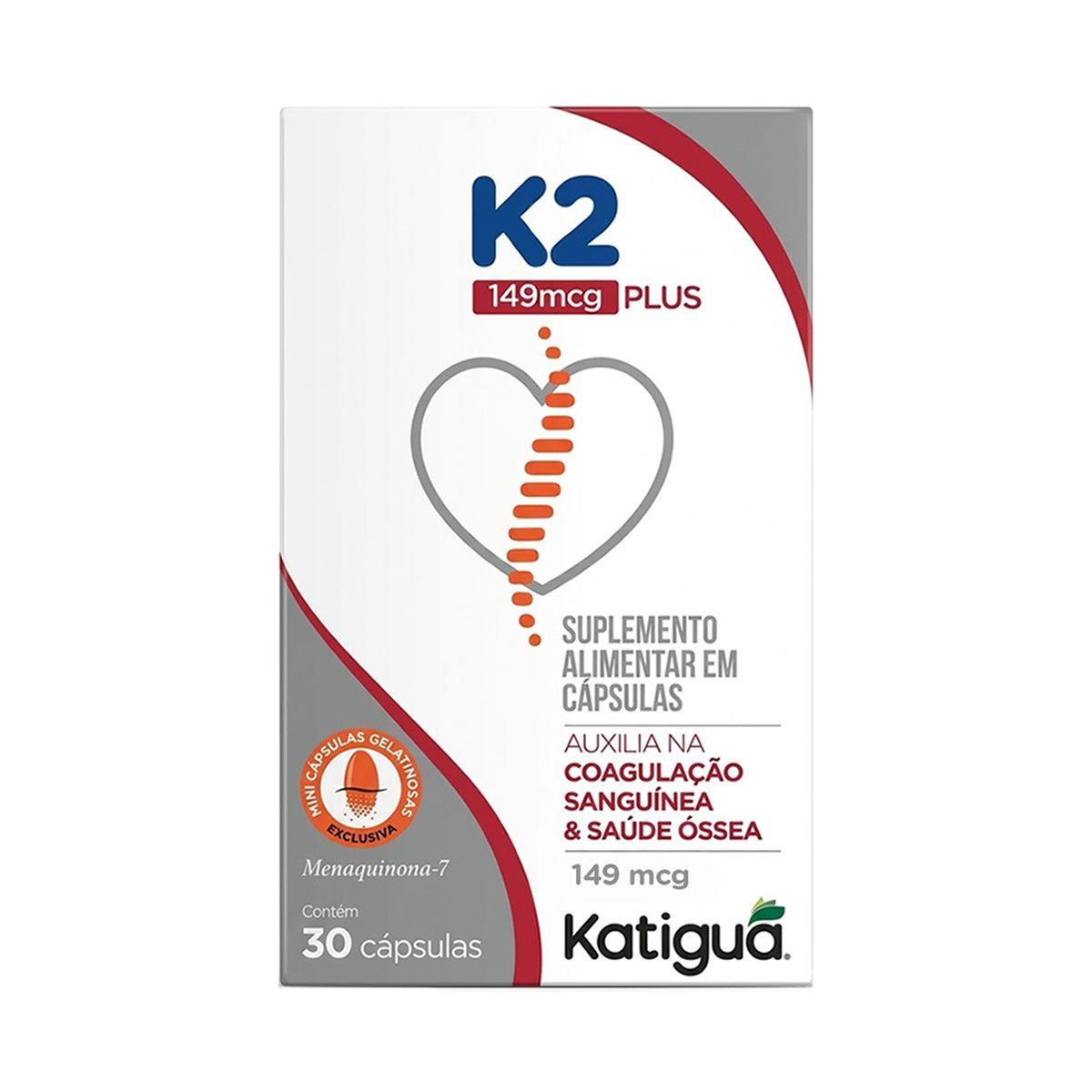 Vitamina K2 Plus 149mcg - 30 C�spulas - Katigu�