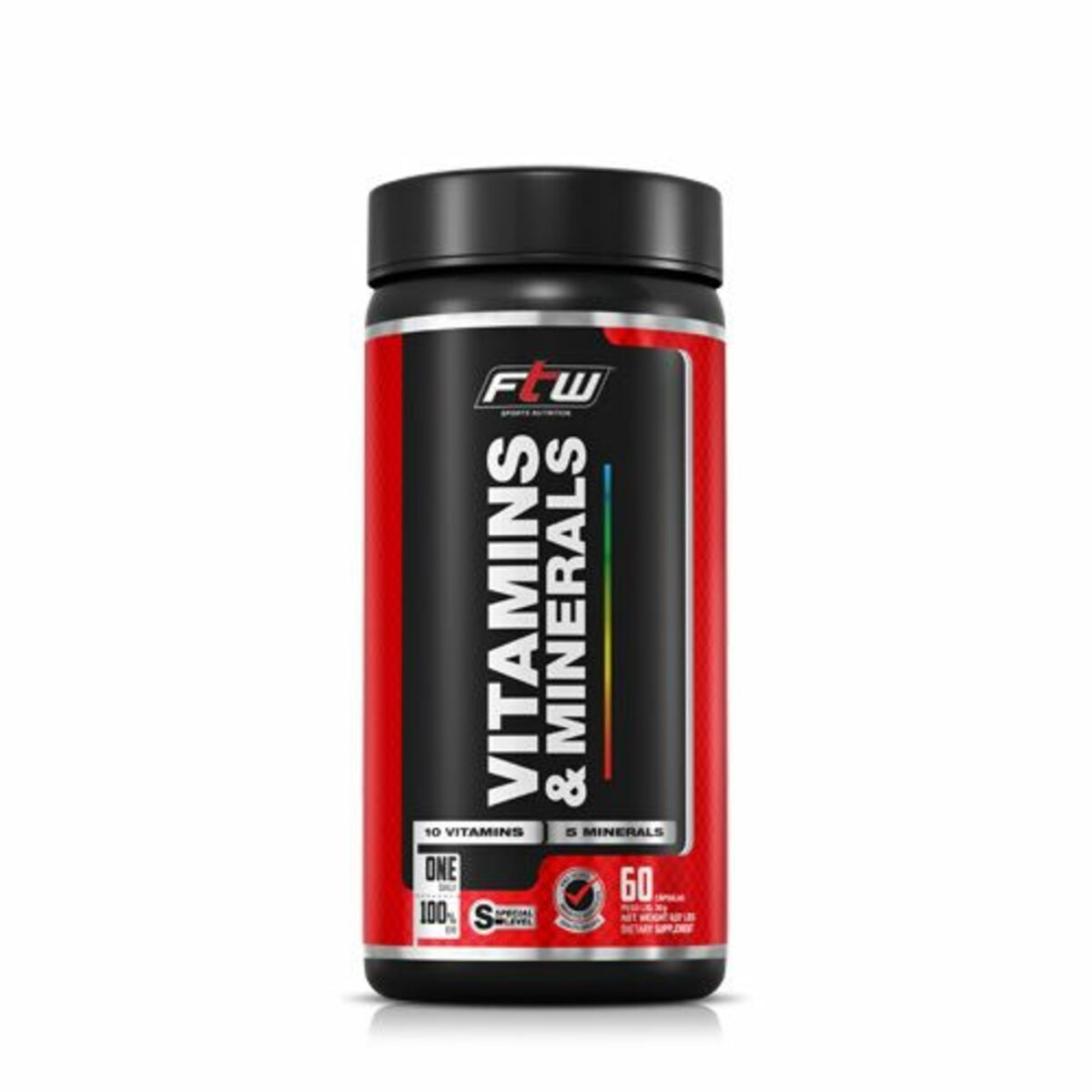 Vitamins & Minerals - 60 C�psulas - FTW