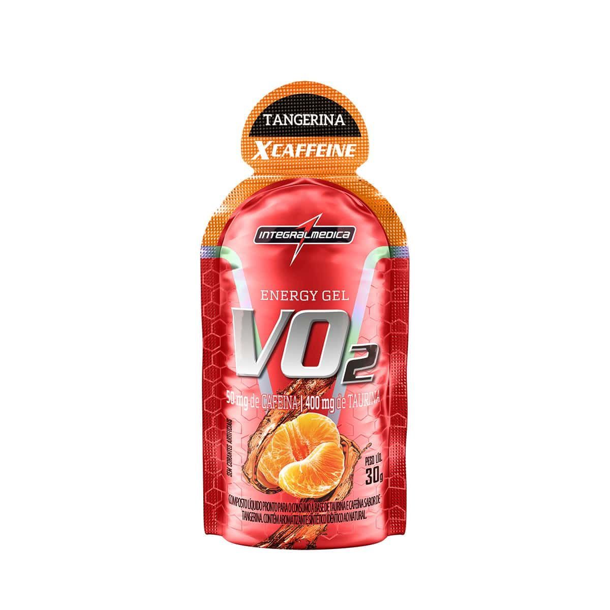 Vo2 Energy Gel Caffeine - 1 Sach� Tangerina - IntegralM�dica