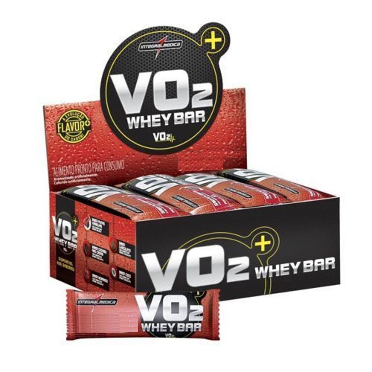 VO2 Whey Bar - 12 Unidades 30g C�co - IntegralM�dica*** Data Venc. 30/10/2024