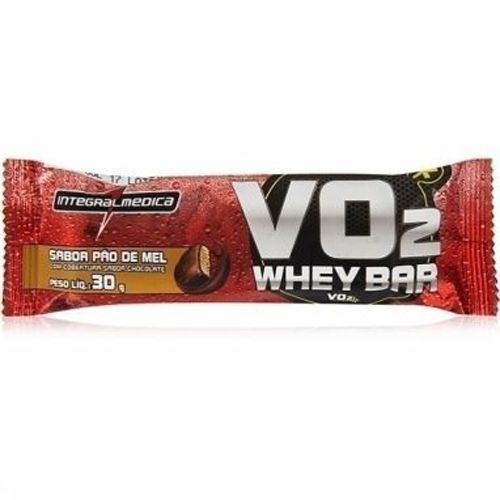 VO2 Whey Bar - 1 unidade de 30g P�o de Mel - Integralm�dica