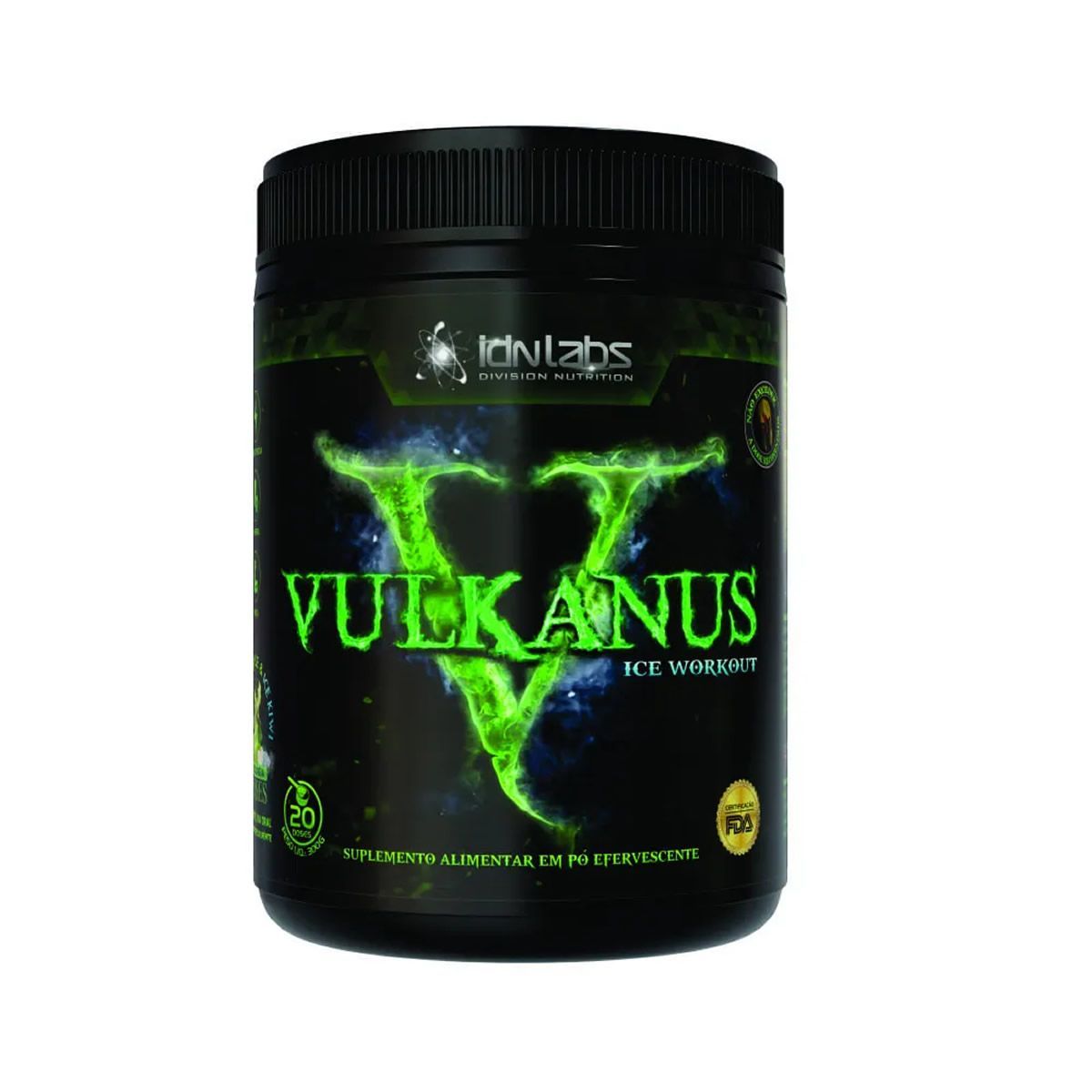 Vulkanus Ice Workout - 300g Green Apple & Ice Kiwi - IDN Labs