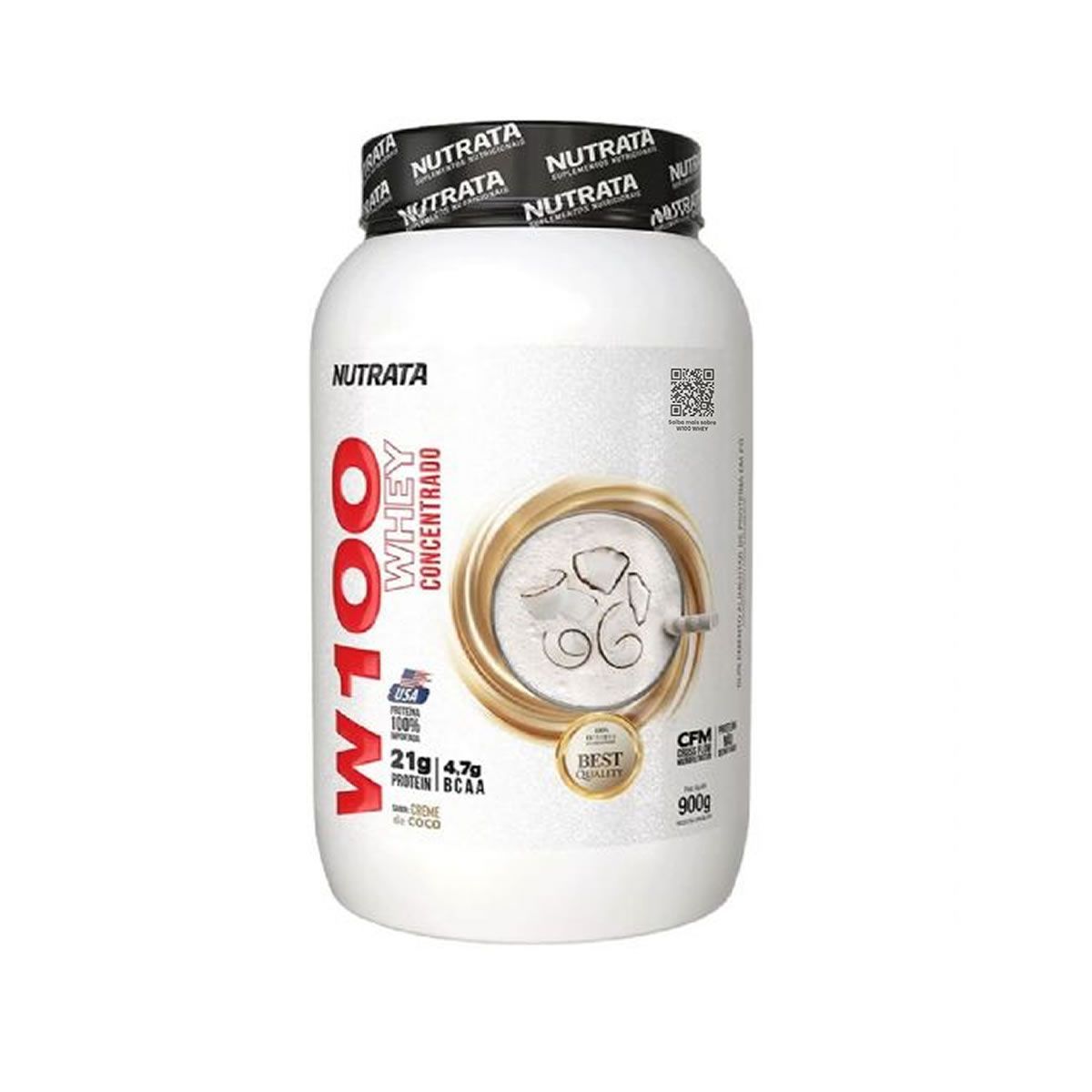 W100 Whey - 900g Creme de Coco - Nutrata