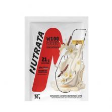 W100 Whey Concentrado - 1 Sach� 30g Baunilha - Nutrata