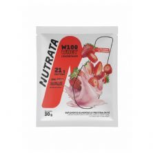 W100 Whey Concentrado - 1 Sach� 30g Morango - Nutrata