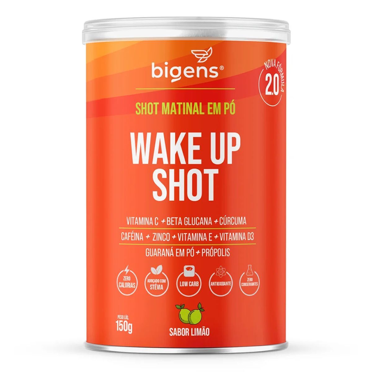 Wake up Shot Matinal - 150g Lim�o - Bigens