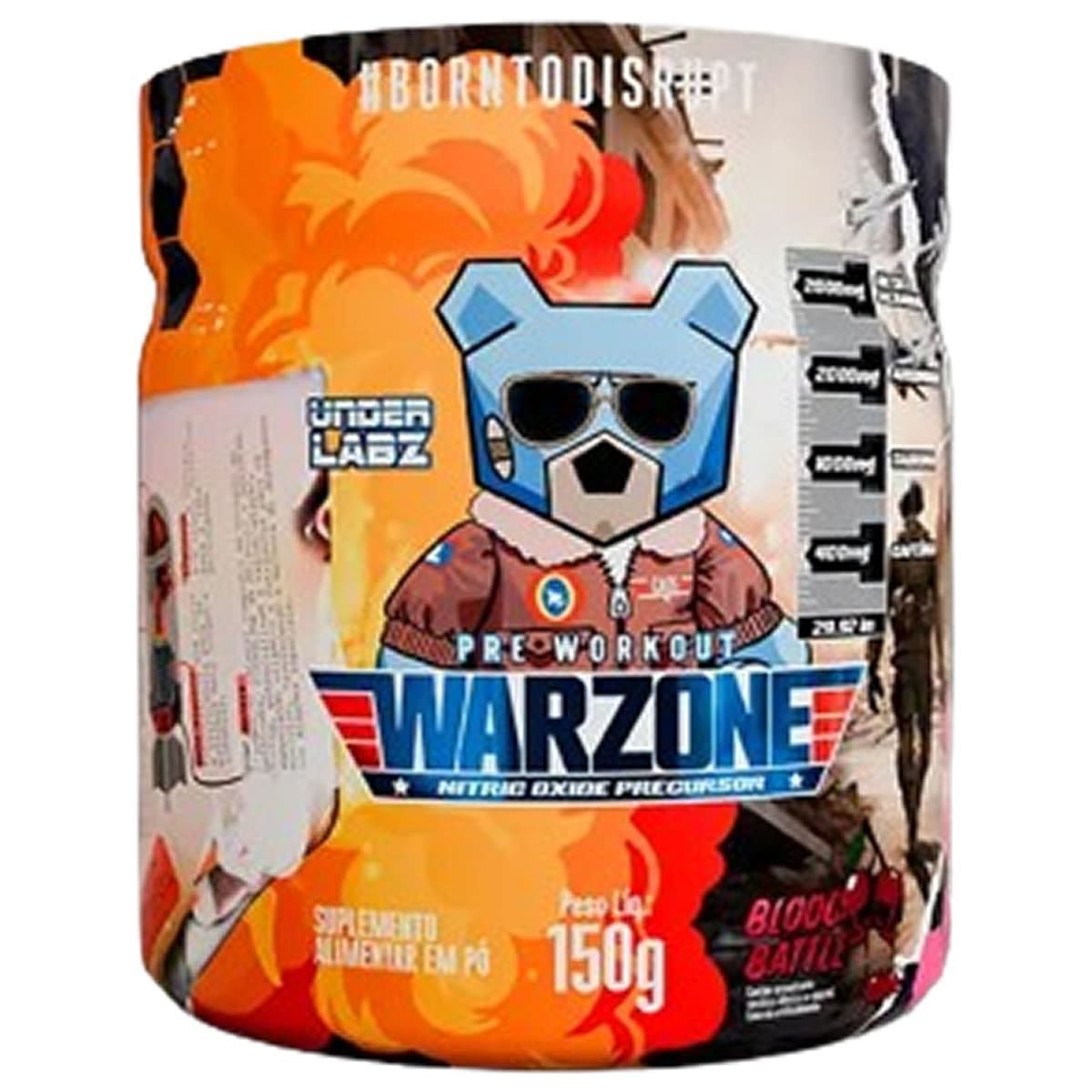 Warzone Pr�-Treino - 150g Blood Battle - Under Labz