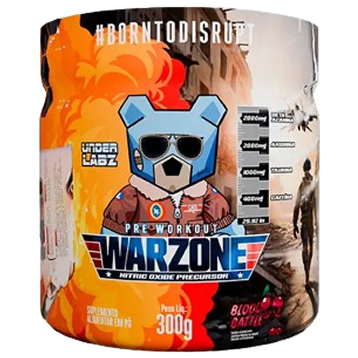 Warzone Pr�-Treino - 300g Blood Battle - Under Labz