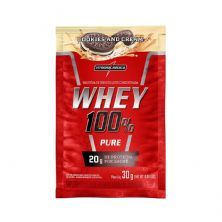 Whey 100% - 1 Sach� 30g Cookies and Cream - Integral M�dica