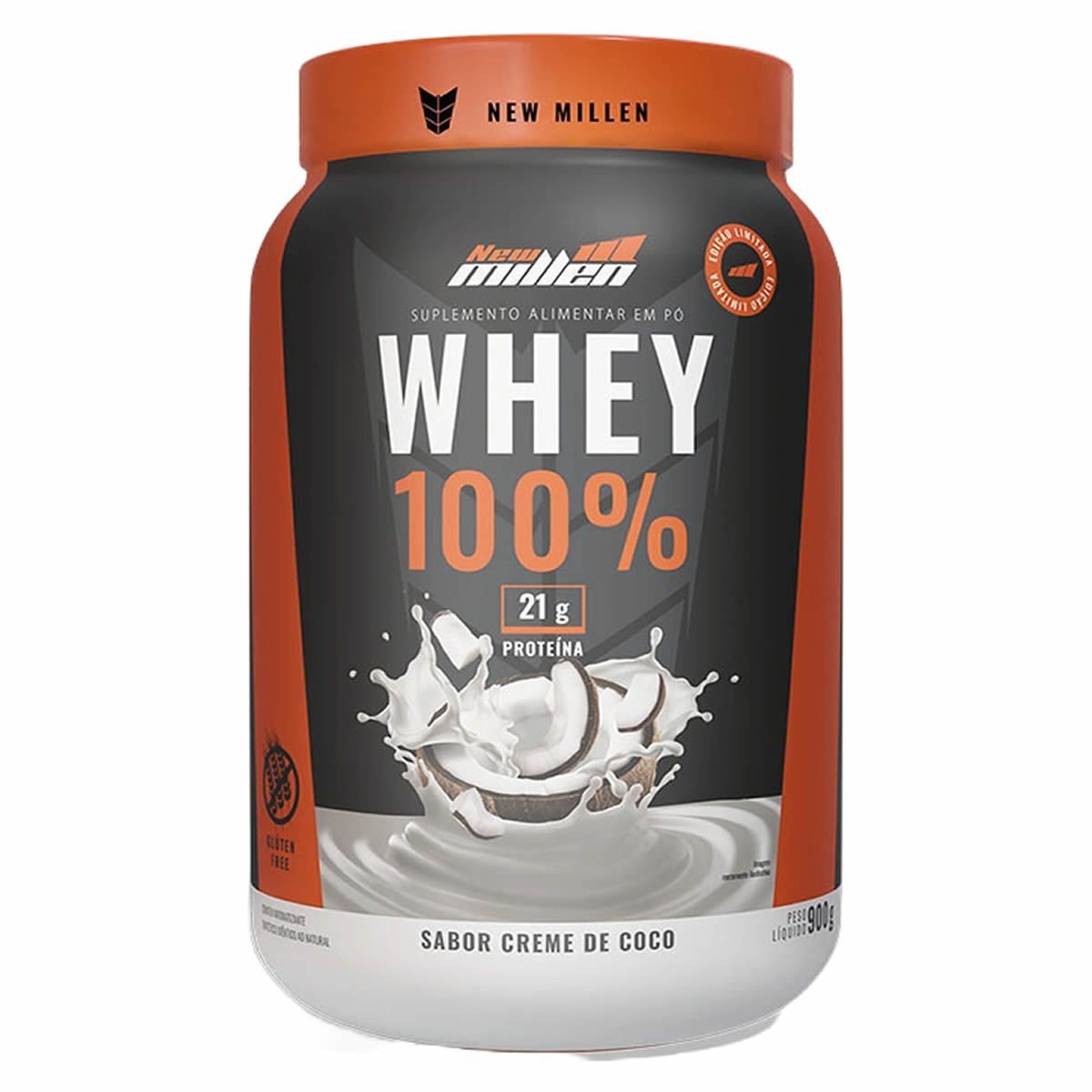 Whey 100% - 900g Creme de Coco - New Millen