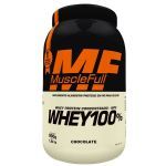 Whey 100% Concentrado - 900g Chocolate - MuscleFull*** Data Venc. 10/5/23