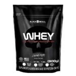 Whey 100% Concentrado Isolado Hidrolisadol - 900g Refil Baunilha - Black Skull