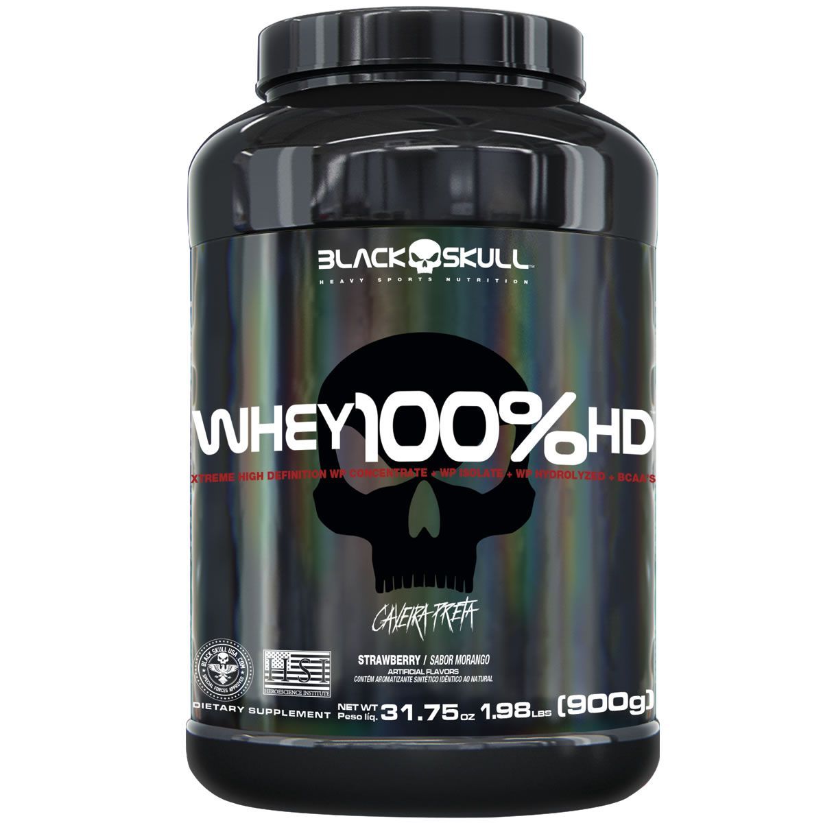 Whey 100% HD - 900g Chocolate - BlackSkull