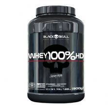 Whey 100% HD - 900g Morango - Black Skull