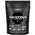 Whey 100% HD - 900g Refil Morango - Black Skull