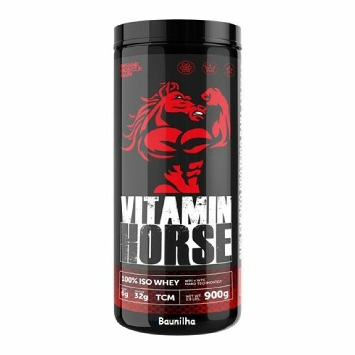 Whey 100% Iso - 900g Baunilha - Vitamin Horse