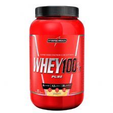 Whey 100% Pure - 907g Banana - IntegralM�dica*** Data Venc. 30/10/2020