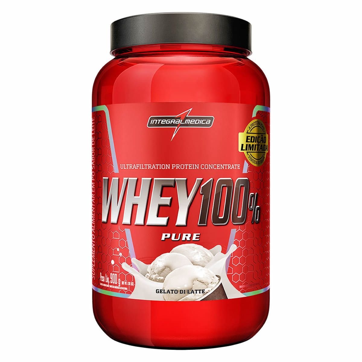 Whey 100% Pure - 900g Gelato di Latte - IntegralM�dica