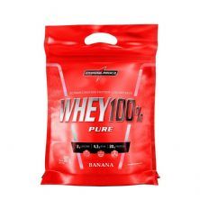 Whey 100% Pure - 907g Refil Banana - IntegralM�dica