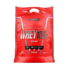 Whey 100% Pure - 907g Refil Coco - IntegralM�dica*** Data Venc. 30/3/23