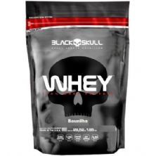 Whey 100% Whey Protein - 1800g Refil Baunilha - Black Skull