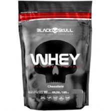 Whey 100% Whey Protein - 1800g Refil Chocolate - Black Skull