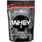 Whey 100% Whey Protein - 1800g Refil Chocolate - Black Skull